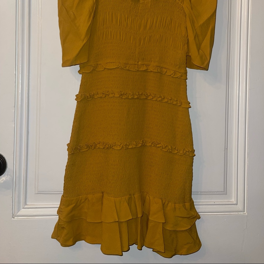Bright Summer Dress, Ruffled & Fun, Lightweight & Textured - Picture 4 of 6
